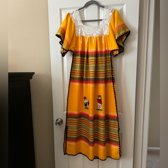 SALE!! Embroidered Ethnic Long Dress - Picture 1 of 8